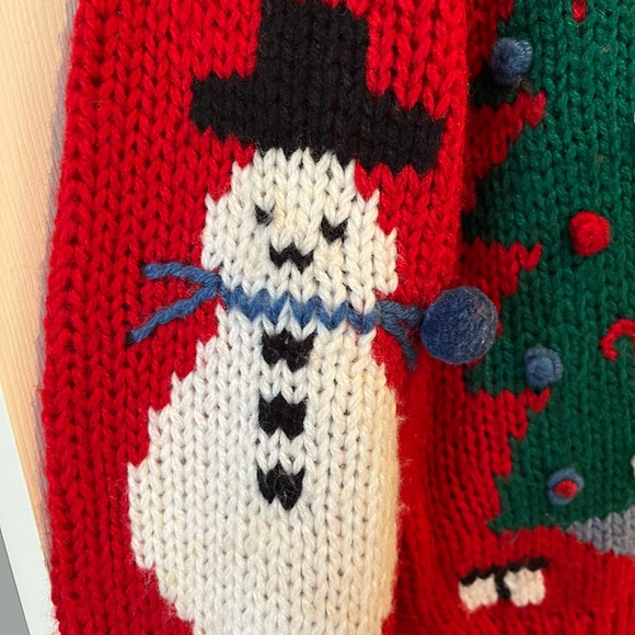 Handknit HolidaySweater by Club Classics Size L. - Picture 3 of 12